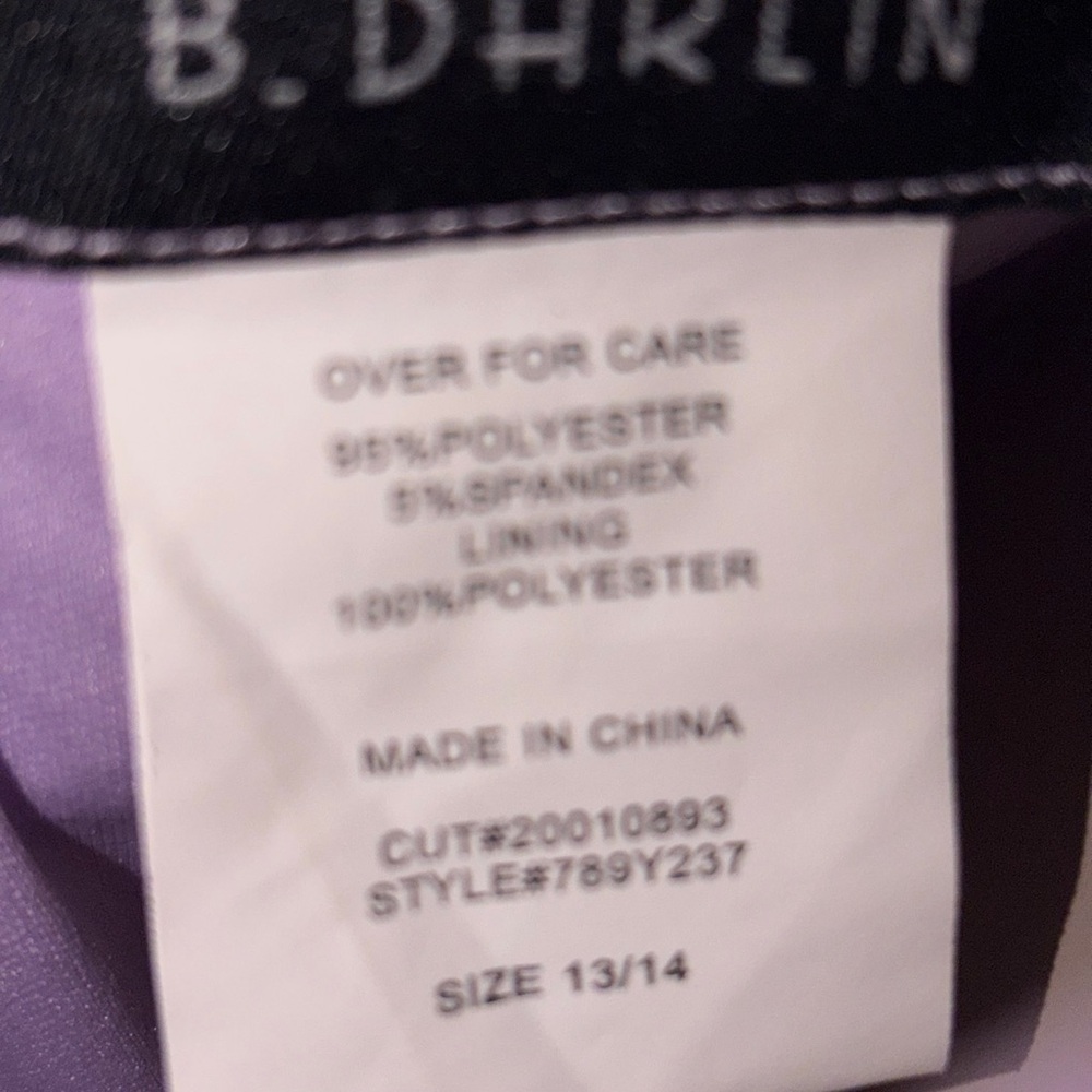 B Darlin Lavender Sequin Maxi Dress - Picture 4 of 7